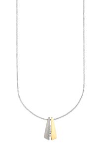 Bruno Banani Damen Kette mit Anhänger "Schmuck Geschenk Silber 925 Halsschmuck Halskette Ankerkette", Silber 925 (Sterlingsilber), L: 45cm B: 0,8mm,