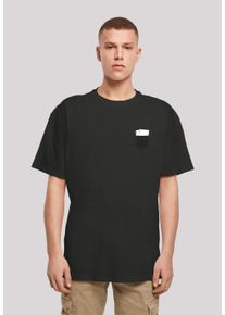 F4NT4STIC Herren T-Shirt "Pocket with Cards", schwarz, casual, Gr. XXL, Obermaterial: 100% Baumwolle, Shirts, Print