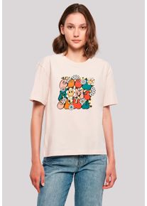 F4NT4STIC Damen T-Shirt "Muttertag Cool Moms Club Retro Blumen", pink, casual, Gr. S, Obermaterial: 100% Baumwolle, Shirts, Premium Qualität