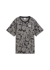 Puma Damen T-Shirt "ESS NATURE 2.0 Relaxed AOP T-Shirt Damen", schwarz, Gr. S, geblümt, Obermaterial: 100% Baumwolle; Rippe: 80% Baumwolle, 20%
