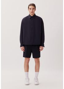Herren Businesshemd "Studio", blau, Gr. M, STUDIO SEIDENSTICKER, unifarben, 100% Polyester, Hemden, Oversized Langarm Kentkragen Uni
