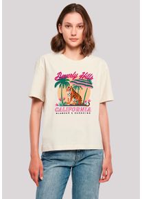 F4NT4STIC Damen T-Shirt "Beverly Hills California Glamour Summer", weiß, casual, Gr. XXL, Obermaterial: 100% Baumwolle, Shirts, Premium Qualität