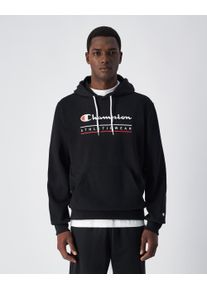 Champion Herren Kapuzensweatshirt, schwarz, sportlich, Gr. XXL, Obermaterial: 55% Baumwolle, 45% Polyester, Sweatshirts