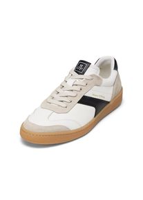 Marc O'Polo MARC O'POLO Herren Sneaker "aus edlem Rindleder", Gr. 42, weiß, Obermaterial: 100% Leder (Rind), unifarben, casual, Schuhe