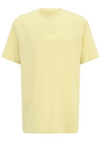 DEF Herren Kurzarmshirt "DEF Herren DEF Roda T-Shirt", gelb, casual, Gr. M, bedruckt, 100% Baumwolle, Shirts