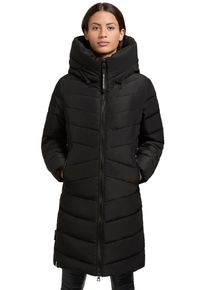 Khujo Damen Steppmantel "PLUZ", schwarz, modisch, Gr. L, unifarben, Steppware, Obermaterial: 100% Polyester. Futter: 100% Polyester. Wattierung: 100%
