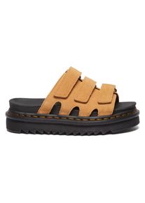 Dr. Martens Damen Pantolette "Raine", Gr. 43, braun, Veloursleder, modisch, Schuhe, Pantolette, Sandale, Sommerschuh mit Plateausohle