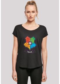 F4NT4STIC Damen T-Shirt "Harry Potter Junior Hogwarts Crest", schwarz, casual, Gr. XS, Obermaterial: 100% Baumwolle, Shirts, Damen,Premium
