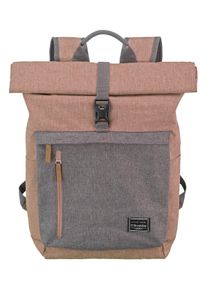 Travelite Freizeitrucksack "BASICS Rollup Rucksack", rosa, Polyester, klassisch, Rucksäcke, Arbeitsrucksack Sportrucksack Reiserucksack Schulrucksack