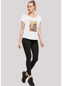 F4NT4STIC Damen T-Shirt "Long Cut T-Shirt Disney Bambi Klopfer", weiß, casual, Gr. 5XL, Obermaterial: 100% Baumwolle, Shirts, Damen,Premium