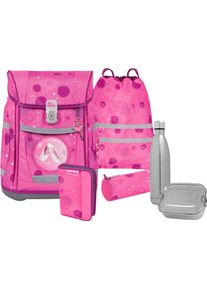 McNeill Kinder Schulranzen "Tenero, Pinky", pink, Polyester, Rucksäcke, inkl. Federmäppchen, Turnbeutel, Schlamperrolle & Motivmagnet