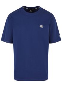 Herren T-Shirt "Starter Black Label Herren Starter Essential Oversize Tee", blau, casual, Gr. M, STARTER Black Label, bedruckt, 100% Baumwolle, Shirts