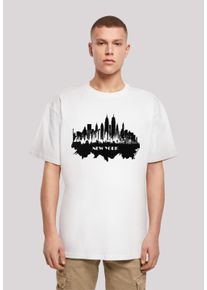 F4NT4STIC Herren T-Shirt "Cities Collection - New York skyline", weiß, casual, Gr. XS, Obermaterial: 100% Baumwolle, Shirts, Print