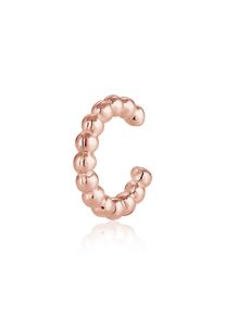 Elli Damen Single-Ohrhaken "Earcuff Single Dots Design 925 Sterling Silber", OneSize, ohne Stein, Silber 925 (Sterlingsilber), rosa, Silber 925
