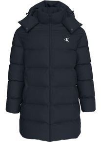 Herren Langjacke "ESSENTIALS DOWN LONG PARKA", schwarz, casual, Gr. M, Calvin Klein Jeans, unifarben, Web, Obermaterial: 100% Polyacryl. Futter: 100%