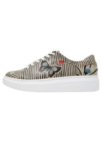 DOGO Damen Plateausneaker "Myra Mexican Damen Sneaker / Female", Gr. 38, beige, Lederimitat, Schuhe, Vegan