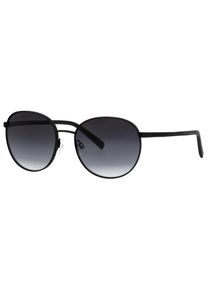 Marc O'Polo MARC O'POLO Damen Sonnenbrille "505115", schwarz, klassisch, metallic, Brillen, Form rund, Logoschriftzug auf Bügel und Glas, Polyamid UV 400