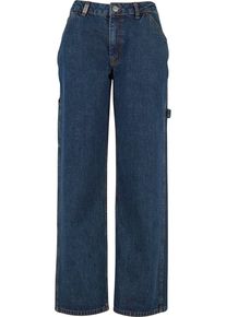 2Y STUDIOS Damen Bequeme Jeans "2Y Studios 2Y Anela Worker Baggy Jeans", blau, casual, Gr. 25, unifarben, 100% Baumwolle, Jeans