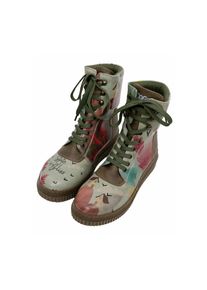 DOGO Damen Schnürboots "Future Boots State Of Bliss Damen Boots / Female", Gr. 37, blau, Lederimitat, Schuhe, Vegan