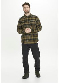 WHISTLER Herren Fleeceshirt "Flannel", grün, casual, Gr. M, kariert, 100% Baumwolle, Shirts, aus atmungsaktivem Funktionsmaterial