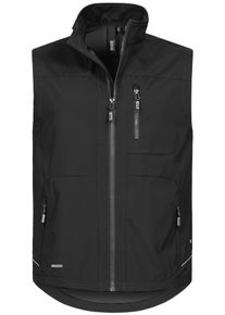 LPO Herren Funktionsweste "HAMTON II VEST MEN", schwarz, sportlich, Gr. S, 97% Polyester; 3% Elasthan, Westen, auch in Großen Größen erhältlich