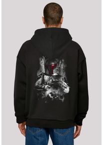 F4NT4STIC Herren Kapuzenpullover "Star Wars Boba Fett Distressed", schwarz, casual, Gr. XL, Obermaterial: 100% Baumwolle, Pullover, Print