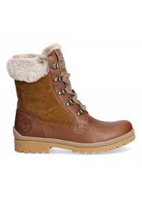 Panama Jack Damen Winterboots, Gr. 37, braun, Nappaleder, Textil, klassisch, Schuhe, mit Warmfutterkragen