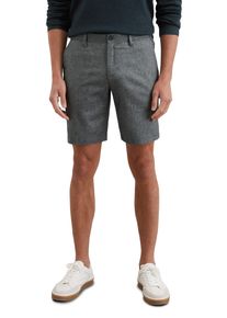 Marc O'Polo MARC O'POLO Herren Shorts "aus Bio-Baumwoll-Leinen-Mix", blau, casual, Gr. 38, unifarben, Obermaterial: 81% Baumwolle, 16% Leinen, 3% Elasthan, Hosen