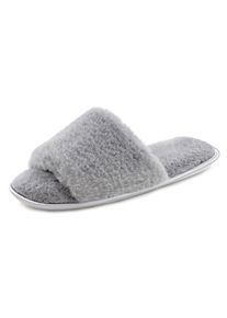 Vivance Damen Pantolette "Hausschuh, Pantolette, Pantoffel", Gr. 40, grau, Obermaterial: 100% Synthetik. Futter: 100% Synthetik. Decksohle: 100%
