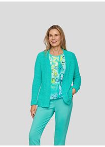 Rabe Damen Strickjacke "Strickjacke", grün, feminin, Gr. 36, unifarben, 80%Baumwolle 20%Polyamid, Strickjacken