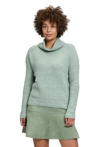 Cartoon Damen Strickpullover "Cartoon Basic-Pullover mit Turtle Neck", grün, modisch, Gr. 46, Obermaterial: 70% Polyacryl, 22% Polyester, 8% Wolle.,
