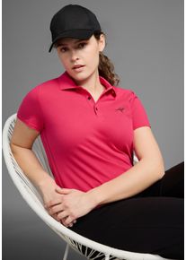 Kangaroos Damen Poloshirt, pink, casual, Gr. 40, unifarben, Obermaterial: 100% Baumwolle, Shirts, Kurzarm, unifarben, Polokragen, aus Baumwolle
