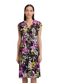 Betty Barclay Damen Jerseykleid "Betty Barclay Jerseykleid mit Raffung", schwarz, feminin, Gr. 44, Jersey, Obermaterial: 95% Viskose, 5% Elasthan.,