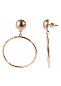 Adelia´s ADELIA ́S Damen Paar Ohrhänger "Neuheit 2025 - Damen Ohrstecker aus Edelstahl Ø 40 mm", Damen, Edelstahl, silber, Edelstahl, Ohrringe