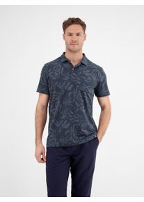 Lerros Herren Poloshirt "Lerros Poloshirt mit Stretchanteil", blau, Gr. S, 95% Baumwolle, 5% Elasthan, Shirts