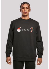F4NT4STIC Herren Kapuzenpullover "Ho Ho Ho Weihnachten Christmas", schwarz, casual, Gr. 4XL, Obermaterial: 50% Baumwolle, 50% Polyester, Pullover,