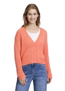 Cartoon Damen Strickjacke "Cartoon Strick-Cardigan mit V-Ausschnitt", rot, modisch, Gr. 40, Obermaterial: 60% Baumwolle, 40% Polyamid., Strickjacken,