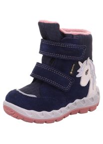 Superfit Kinder Winterboots "ICEBIRD WMS: Weit", Gr. 26, bunt, Veloursleder, Polyurethan, Polyester, Nappaleder, modisch, Schuhe, Snowboots mit