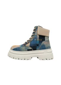 DOGO Damen Schnürstiefelette "Nimble Be-Different Damen Boots / Female", Gr. 36, blau, Textil, Schuhe, Vegan