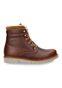 Panama Jack Herren Winterboots "Aviator", Gr. 46, braun, Nappaleder, casual, Schuhe, Blockabsatz, Outdoorschuh, Schnürschuh im Used Look