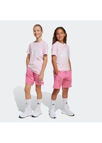 Kinder Trainingsanzug "J BL T-SET", pink, sportlich, Gr. 164, adidas Sportswear, Obermaterial: 100% Baumwolle. Obermaterial 2: 70% Baumwolle, 30%