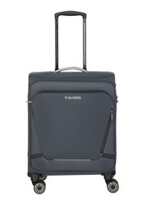 Travelite Handgepäck-Trolley "JETPACK Max 4 Cabin, konzip. für Lufthansa, Austrian Airlines & Swiss", grau, Polyester, unifarben mit Farbeinsätzen,