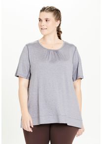 Q BY ENDURANCE Herren Funktionsshirt "BREE MELANGE", grau, feminin, Gr. 44, meliert, 92% Polyester, 8% Elasthan, Shirts, mit QUICK DRY-Technologie