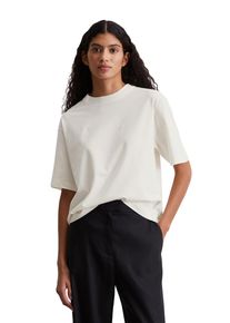 Marc O'Polo MARC O'POLO Damen T-Shirt "mit TENCEL Modal", weiß, Basic, Gr. M, unifarben, Obermaterial: 48% Modal, 48% Baumwolle, 4% Elasthan, Shirts