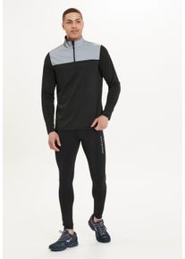 Endurance Herren Funktionsshirt "Susat", schwarz, sportlich, Gr. L, mehrfarbig, 90% Polyester, 10% Elasthan, Shirts, mit extra starken Reflektoren