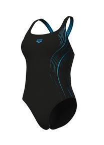 arena Damen Badeanzug "arena Feel Damen Scratch Control Pro Back Bustier Badeanzug"navy, turquoise, Gr. 46, Obermaterial: 80% Polyamid, 20% Elasthan,
