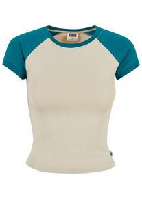 Urban Classics Herren Kurzarmshirt "Urban Classics Damen", grün, casual, Gr. XL, unifarben, 95% Baumwolle, 5% Elasthan, Shirts