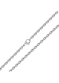 Firetti Damen Collierkettchen "Schmuck Geschenk Edelstahl Ankerkettengliederung 3,8 mm breit", 42, Edelstahl, B: 3,8mm, silber, Edelstahl, B:3,8mm,
