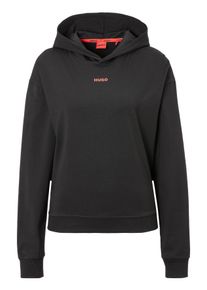 HUGO UNDERWEAR Damen Kapuzensweatshirt "SHUFFLE_HOODIE", Gr. S, schwarz, Sweatware, Obermaterial: 48% Baumwolle, 48% Modal, 4% Elasthan, unifarben,