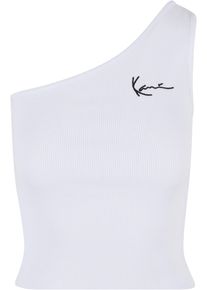 Karl Kani Herren Muskelshirt "Karl Kani Damen", weiß, casual, Gr. S, 95% Baumwolle, 5% Elasthan, Shirts